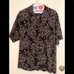 Tommy Bahama 100% Silk Camp Shirt Large